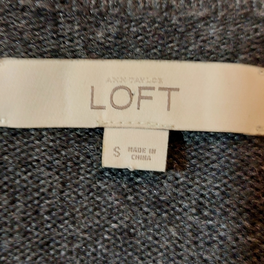 LOFT Ladies Long Sleeve Cardigan Sweater - Picture 3 of 4